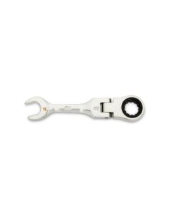 KDT86862 image(0) - GEARWRENCH 12mm 90-Tooth 12 Point Stubby Flex Combination Ratcheting Wrench