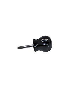 KTI19121 image(1) - K Tool International No. 2 x 1-1/2 in. Stubby Phillips Screwdriver (EA)