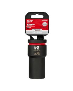 MLW49-66-6399 image(1) - Milwaukee Tool SHOCKWAVE Impact Duty  3/4"Drive 24MM Deep 6 Point Socket