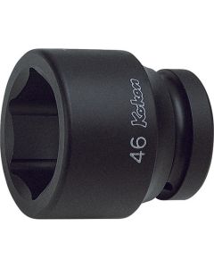KKN18400A-1-9-32 image(0) - Ko-ken USA 18400A-1.9/32 1 Sq. Dr. Socket 1.9/32 6 point Length 62mm