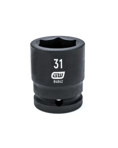 KDT84843 image(0) - GEARWRENCH 3/4 Inch Drive 6 Point Standard Impact Metric Socket 32mm