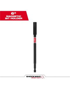 MLW48-32-4511 image(0) - Milwaukee Tool SHOCKWAVE Impact Duty 6 Inch Magnetic Bit Holder