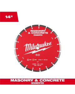 MLW49-93-9314 image(0) - Milwaukee Tool 14 inch Segmented Masonry and Concrete Diamond Blade
