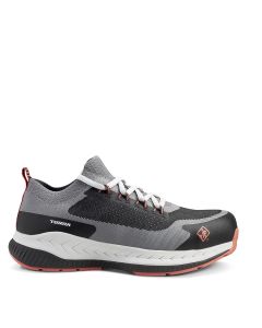 VFI4T8MBR-7 image(0) - Workwear Outfitters Terra Eclipse Athletic Work Shoe Grey/Red ESD Composite Toe Size 7