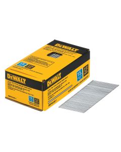 DWTDWFN1540-1 image(0) - DEWALT 15GA, " FN" Angled Finish Nails, 2-1/2", Chisel Point, Coated, 1000 ct