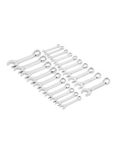 KDT81903 image(0) - GEARWRENCH 20 Piece 12 Point Stubby Combination SAE/Metric Wrench Set