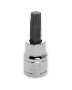 WLMW38845 image(0) - Wilmar Corp. / Performance Tool 3/8" Drive T45 Star Bit Socket