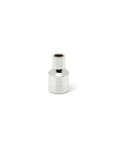 KDT80805 image(0) - GearWrench 1/2 Inch Drive 12 Point Standard Metric Socket 8mm