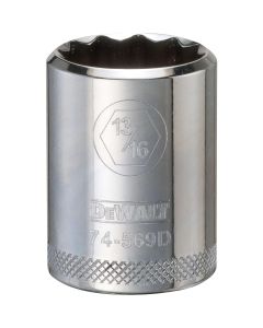 DEWALT 001Pc 12Dr Socket-12Pt-13/16
