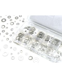 WLMW5216 image(0) - Wilmar Corp. / Performance Tool 350 Piece Lock & Flat Washer Assortment