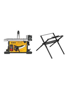 DWTDWE7485WS image(0) - DEWALT 8-1/4 in. Compact Jobsite Table Saw with Stand