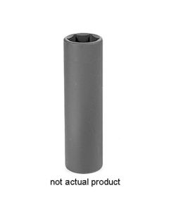 GRE2014XD image(0) - Grey Pneumatic 1/2" Drive x 7/16" Extra-Deep Socket