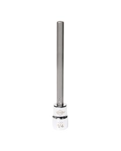 MAY16464 image(0) - Mayhew Mayhew 1/4-Inch SAE Hex Medium Insert Socket Bit, 3/8-Inch Drive