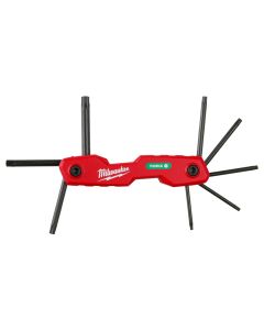 MLW48-22-2184 image(0) - Milwaukee Tool 8-Key Folding Hex Key Set - Torx