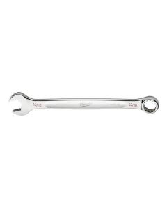 MLW45-96-9430 image(1) - Milwaukee Tool 15/16" SAE Combination Wrench, 12-Point, Steel, Chrome, Ergonomic, I-Beam Handle