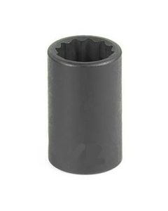 GRE1115M image(0) - Grey Pneumatic 3/8" Drive x 15mm 12 Point Standard Socket