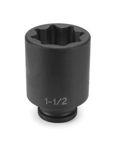 GRE3524SD image(0) - Grey Pneumatic 3/4" Drive x 3/4" Deep - 8 Point Socket