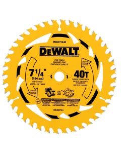 DEWALT 7-1/4 in. 40T Circular Saw Blade