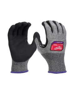 MLW48-73-7012B image(0) - Milwaukee Tool 12 Pair Cut Level 7 High-Dexterity Nitrile Dipped Gloves - L