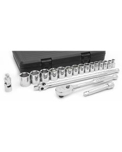 KDT80791 image(0) - GEARWRENCH 19 Piece 1/2 Inch Drive 6 Point Standard SAE Mechanics Tool Set
