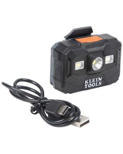 KLE56062 image(0) - Klein Tools Rechargeable Headlamp and Work Light, 300 Lumens All-Day Runtime