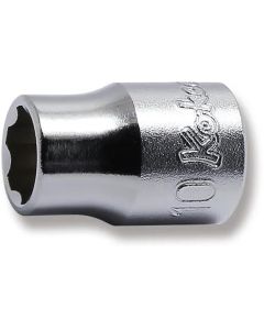 KKN3410M-10 image(0) - Ko-ken USA 3410M-10 3/8 Square Drive Socket 10 mm Surface Length 26 mm