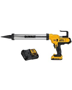 DWTDCE580D1 image(0) - DeWalt 20V MAX* 300-600ml Sausage Pack Adhesive Gun Kit
