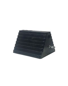 ESC12597 image(0) - ESCO Rubber Standard Wheel Chock (10 x 8 x 6 in.)