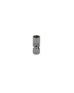VIMVUM410 image(0) - VIM Tools 10M Universal Joint Shallow Chrome Socket, 1/4 Inch Drive