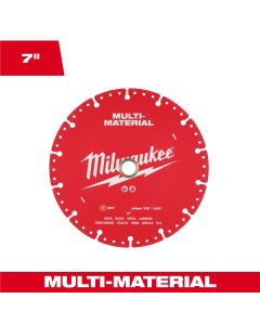MLW49-93-9607 image(0) - Milwaukee Tool 7 inch Multi Material Diamond Blade