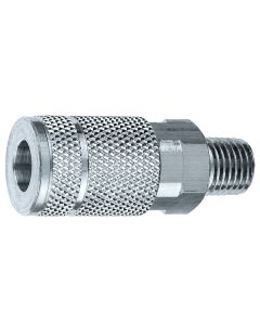 Amflo 3/8 " Coupler with 3/8 Male thread Automotive T Style- Pack of 10