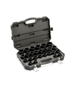 KDT84031 image(0) - GEARWRENCH 26 Piece 3/4 Inch Drive 6 Point Metric Impact Socket Set