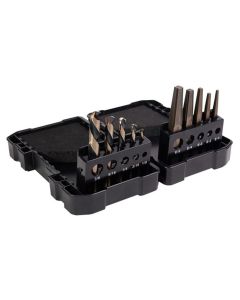 KNK10KK7-LHSQX image(0) - KnKut KnKut 10 Piece Left Hand Screw Machine Drill & Square Extractor Set