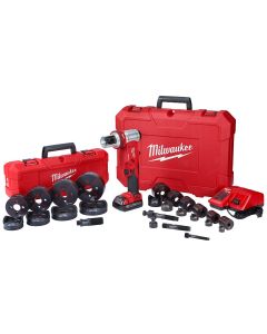 MLW2677-23 image(0) - Milwaukee Tool M18 FORCE LOGIC 6T Knockout Tool 1/2" - 4" Kit