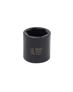 SUN228M image(0) - SUNEX 1/2 in. Drive 28 mm Impact Socket