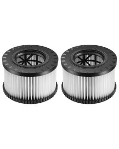 DWTDWV9330 image(0) - DEWALT Replacement HEPA Filter Set For DWV010 & DWV012 (Type 2) Dust Extractors