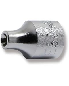 KKN3425-E6 image(0) - Ko-ken USA 3425-E6 3/8 Square Drive TORX E6 Socket - Length 26 mm