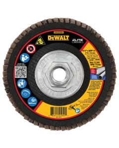 DWTDWA8280H image(0) - DEWALT 40G T29 Xp Ceramic Flap Disc, 4-1/2" X 5/8"