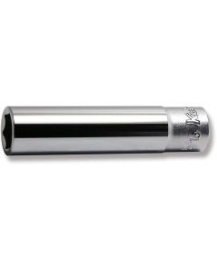 KKN2300A-5-16 image(0) - Ko-ken USA 2300A-5/16 1/4 Square Drive Socket 5/16 6 Point Length 50 mm