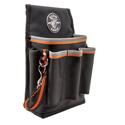 KLE5243 image(0) - Klein Tools Tradesman Pro&trade; Tool Pouch, 15 Pockets, 11.5 x 4.5 x 10-Inch