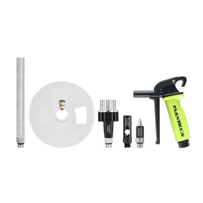 LEGAG1200FZKIT image(0) - Legacy Manufacturing Flexzilla X3 Blow Gun Kit, 6-Piece, ZillaGreen