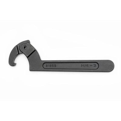 KDT81856 image(0) - GEARWRENCH 2 Inch to 4-3/4 Inch Adjustable Hook Black Oxide Spanner Wrench