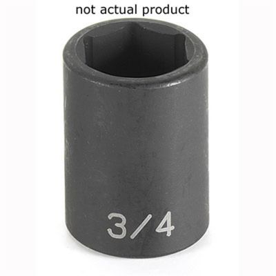 GRE2070R image(0) - Grey Pneumatic 1/2" Drive x 2-3/16" Standard Socket