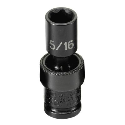 GRE910US image(0) - Grey Pneumatic 1/4" Surface Drive x 5/16" Standard Universal Socket