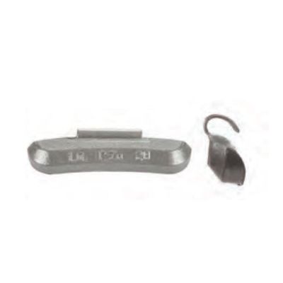 PWWP200Z image(0) - Wegmann Automotive 2 oz Zinc Coated Clip-on PZ Black Series Wheel Weight (Box of 25)