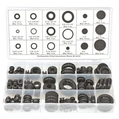 KTI00091 image(0) - K Tool International Grommet Assortment - 125 Pieces