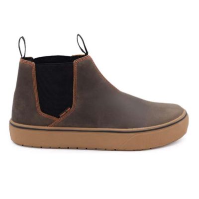 FSIAW7100-11D image(0) - AIRWALK VENICE - Men's Leather Chelsea Slip On - CT|EH|SF|SR - Buffalo Crazy Horse / Gum - Size: 11 - D - (Regular)