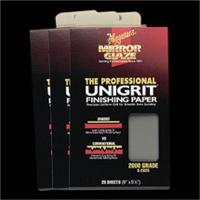 MEGS1525 image(0) - Meguiar's Automotive Mirror Glaze Unigrit Finishing Paper, 1500 Grit
