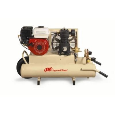 IRT49813009 image(0) - Ingersoll Rand Small Portable Gas Driven Air Compressor (Wheelbarrow) 5.5 HP