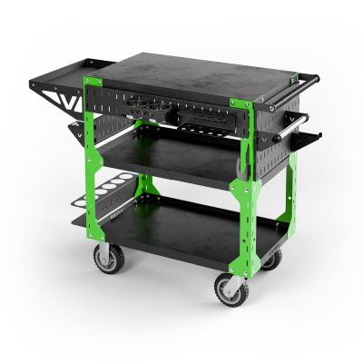 VYPX32-FLPKG-EXG image(0) - Vyper Industrial Fully Loaded X32 Series 1250lb Capacity Tool Cart - Extreme Green